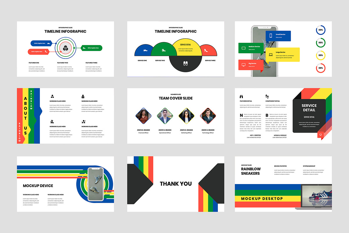 Rainblow - Presentation Template, a Presentation Template by TMint Creative