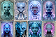 Starseed Races ID Card Clipart, a Card Template by LA Design (Thumbnail 4 of 10)