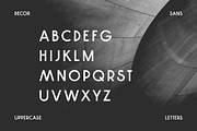 Decor Sans, a Sans Serif Font by Mark van Leeuwen (Thumbnail 2 of 6)