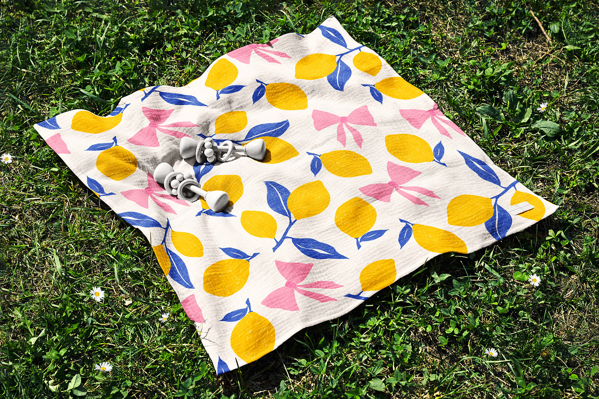 Lemons Pattern, a Pattern Graphic by Groovy Arts (Photo 3 of 5)