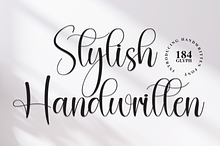 Stylish Handwritten | Script Font