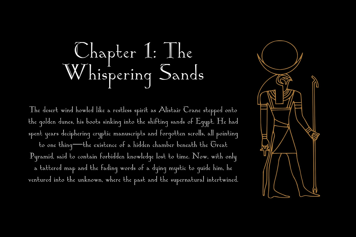 Phantom Sigil - Ancinet Serif, a Serif Font by HipFonts (Photo 2 of 8)