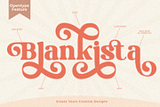 Melista | A Cute Display Retro Serif, a Sans Serif Font by Andrimada Creative (Thumbnail 3 of 13)