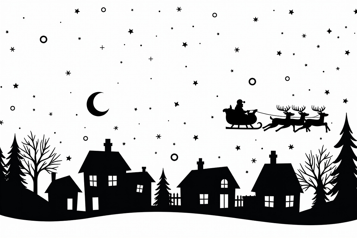 Santa Sleigh Vector Bundle, an Illustration by Amazin_art (Photo 14 of 21)
