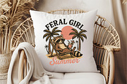 Feral girl summer Png, an Illustration by DreamCafeArt (Thumbnail 3 of 7)