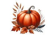 Watercolor Autumn Sublimation, an Illustration by Designking (Thumbnail 4 of 4)