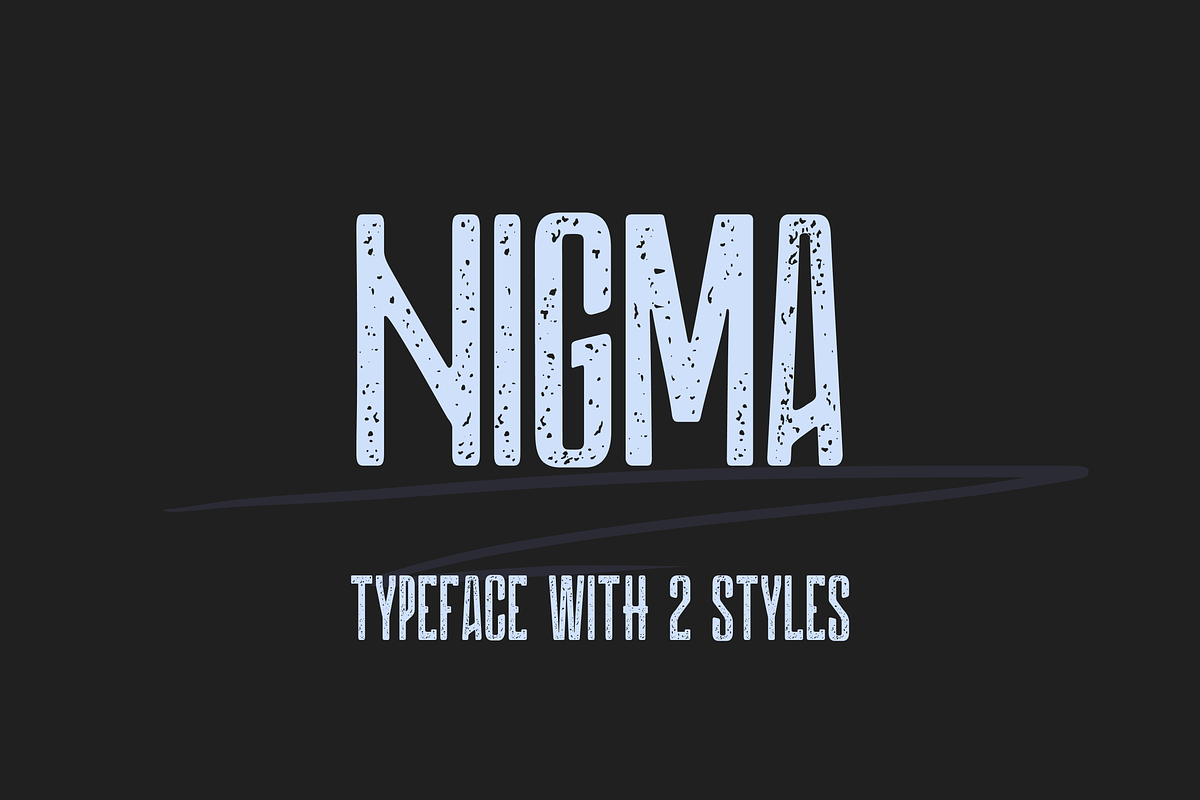 Nigma, a Sans Serif Font by vladderkach57 (Photo 1 of 4)