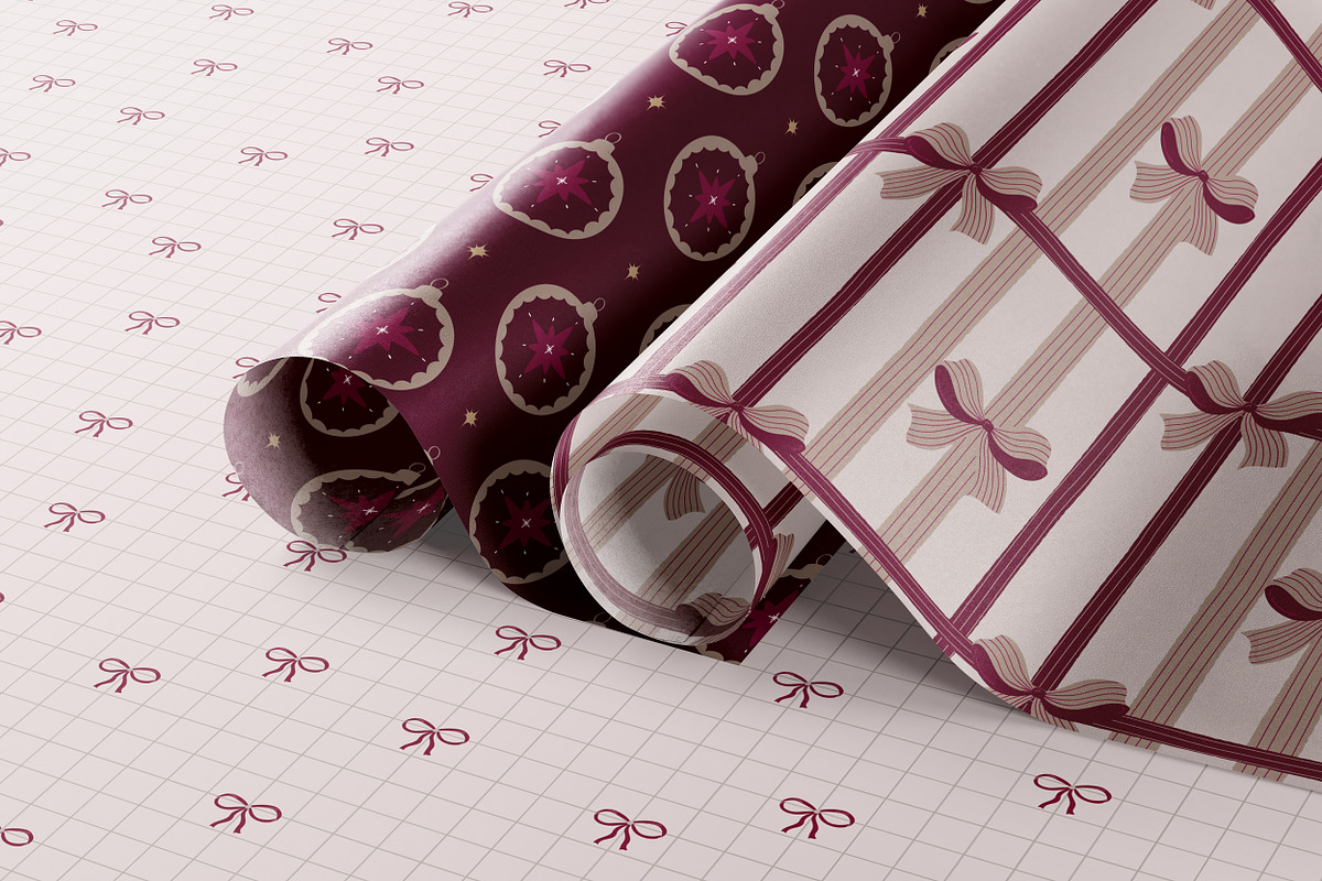 Christmas Backgrounds & Patterns, a Background Graphic by Animoon (Photo 15 of 17)