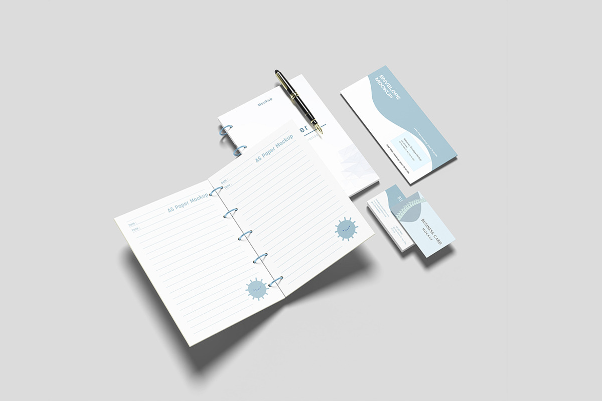 Corporate Stationery Mockup, a Product Mockup by ianmikraz (Photo 3 of 5)