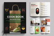 Modern Recipe Book Design Template, a Brochure Template by MightyDesign (Thumbnail 1 of 6)
