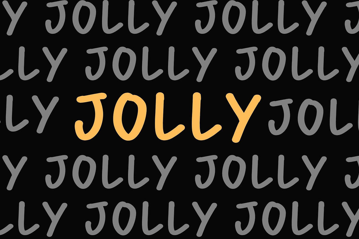 Jolly Handwriting Font, a Handwritten Font by Ruddean2109 (Photo 9 of 10)