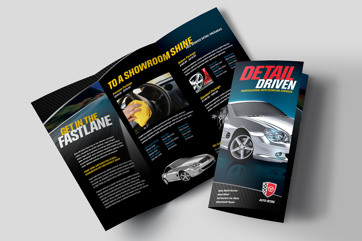 Auto Detailing Brochure Template, a Brochure Template by StockLayouts (Photo 1 of 4)