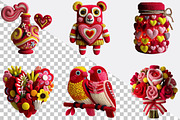 Valentine's Clipart Bundle., an Illustration by SVGArt (Thumbnail 2 of 8)