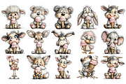 Ice Cream Animals PNG Clipart, an Animal Illustration by Nicolle's Colorful Art (Thumbnail 2 of 4)
