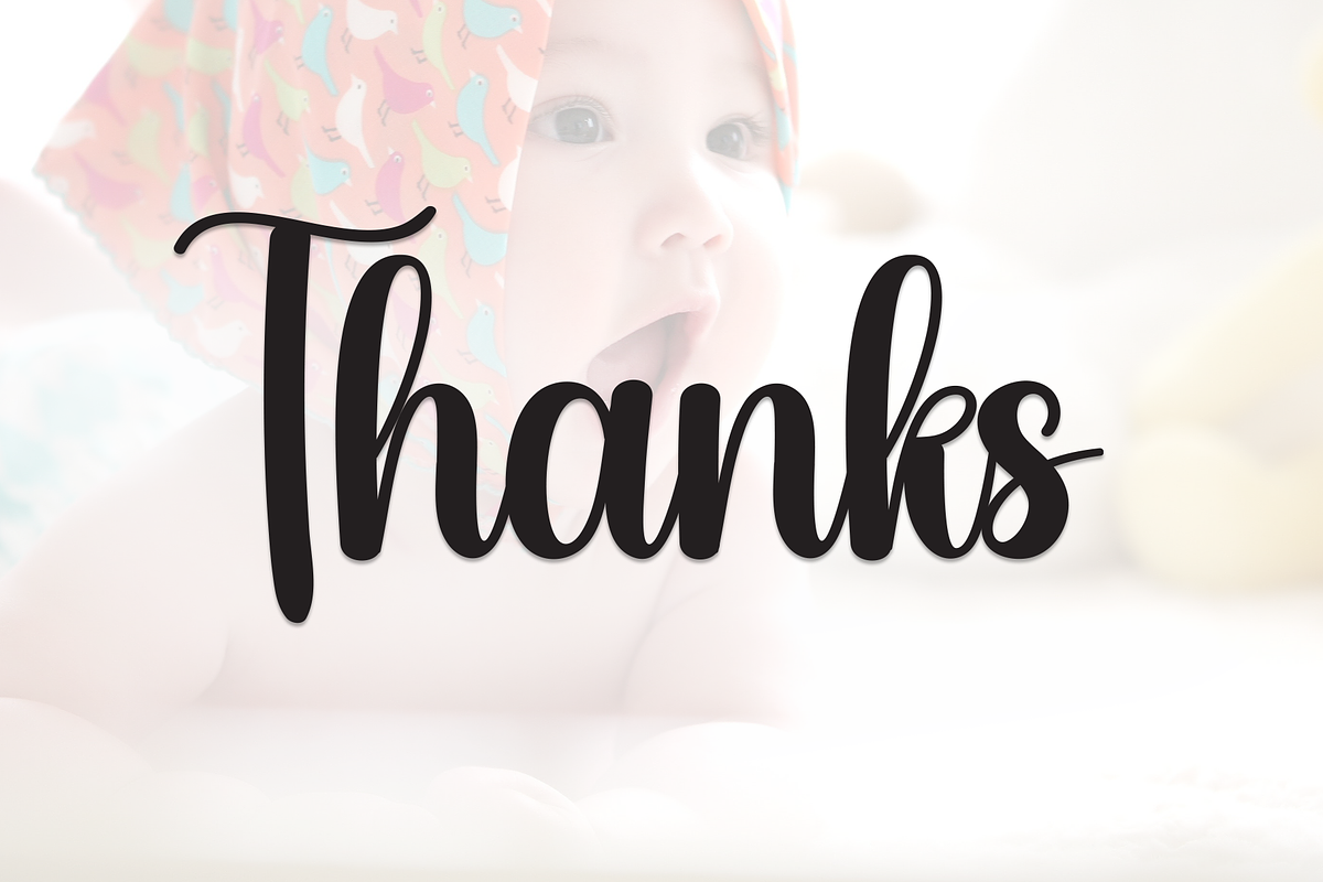 Babycute | Script Font, a Handwritten Font by Scratchones (Photo 9 of 9)