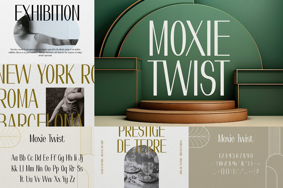Art Deco Font Bundle (21 Fonts!), a Sans Serif Font by HipFonts (Photo 3 of 10)