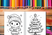 Christmas Coloring Book for Kids, a Seasonal Illustration by LA Design (Thumbnail 6 of 10)
