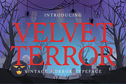 Velvet Terror is subtle horror font, a Serif Font by Brown Cupple (Thumbnail 1 of 8)