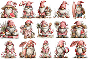 Whimsical Summer Gnome Clipart, an Illustration by OK Design (Thumbnail 3 of 6)