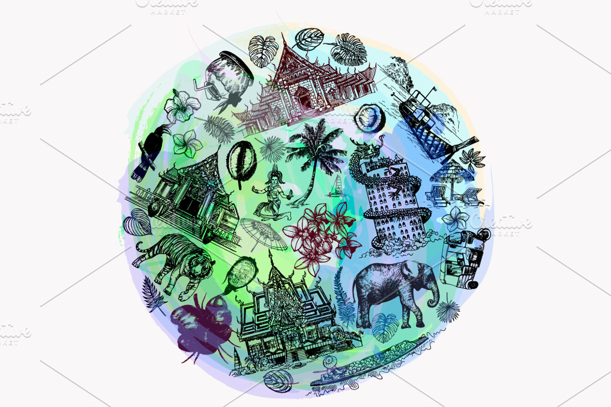 Thailand, an Animal Illustration by Ecaterina Sciuchina (Photo 7 of 8)