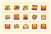 Animated Congratulations Stickers, an Emoji Icon by Creative Stall (Thumbnail 3 of 5)