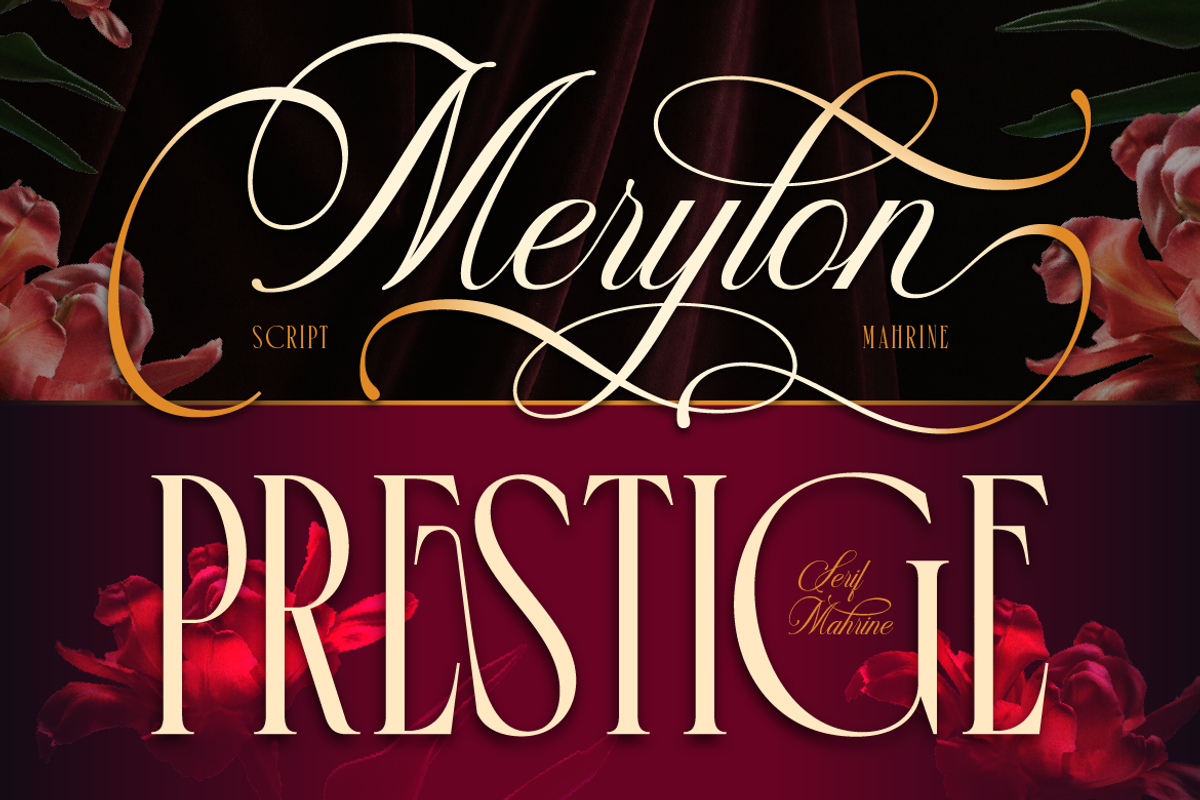Mahrine Prestige, a Serif Font by Burntilldead (Photo 4 of 12)