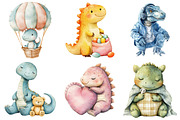 Cute Kawaii Dinosaurs Sublimation, an Illustration by Daily.Designs (Thumbnail 2 of 5)