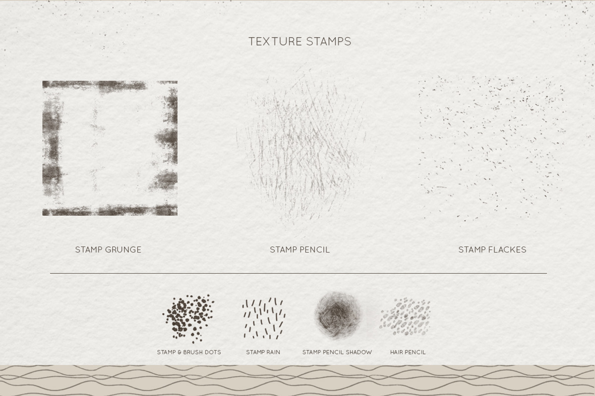 Texture Brushes for Procreate, a Brush Add-On by Magic & Dreams (Photo 6 of 7)