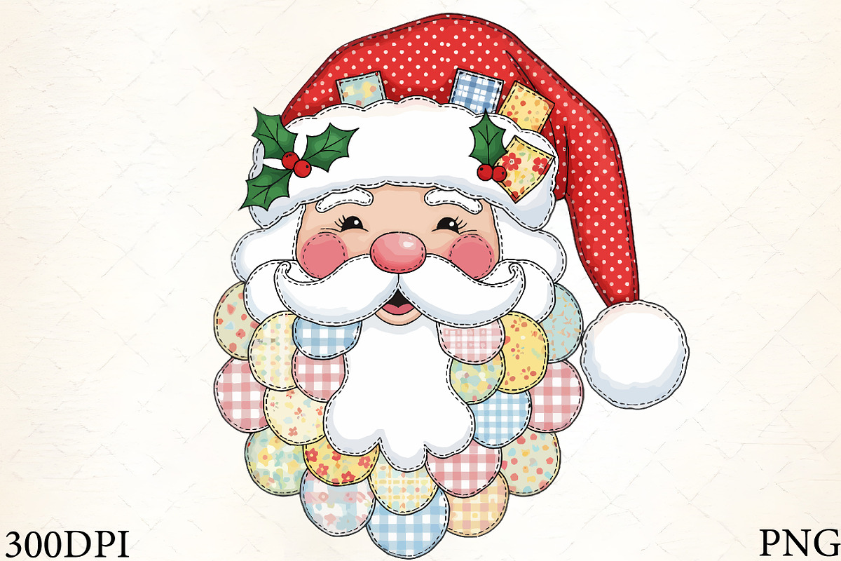 Santa Retro Christmas Shirt, Cute Sa, an Illustration by CrexoraLab (Photo 1 of 4)