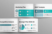 Annual Report Template Landscape, a Brochure Template by Work-Envance (Thumbnail 6 of 12)