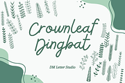 Crownleaf Dingbat, a Symbol Font by Dm Studio (Thumbnail 2 of 7)