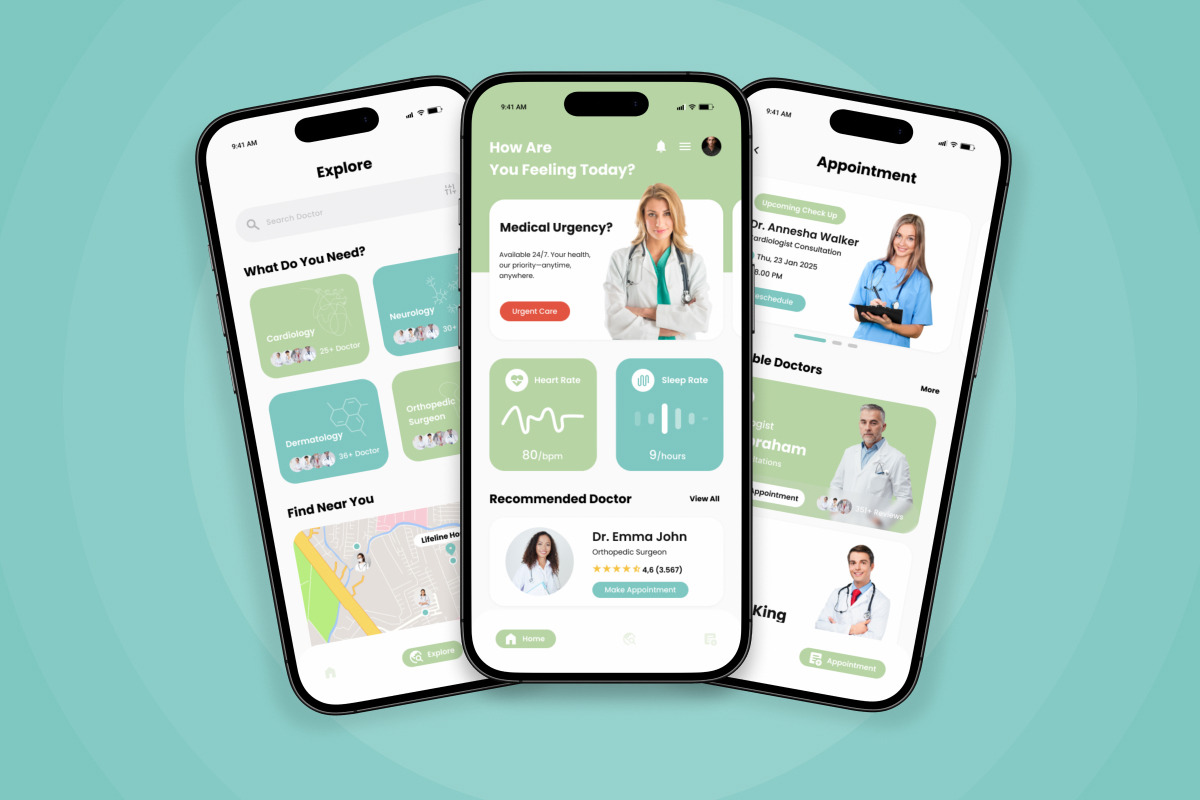 Healix - Medical Trackiing Mobile, an App Template by productype1 (Photo 4 of 5)