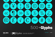Selima, a Sans Serif Font by din-studio.com (Thumbnail 4 of 14)