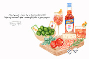 Aperitivo Mahjong Cocktails, a Food Illustration by TheHappyGiftArt (Thumbnail 10 of 10)