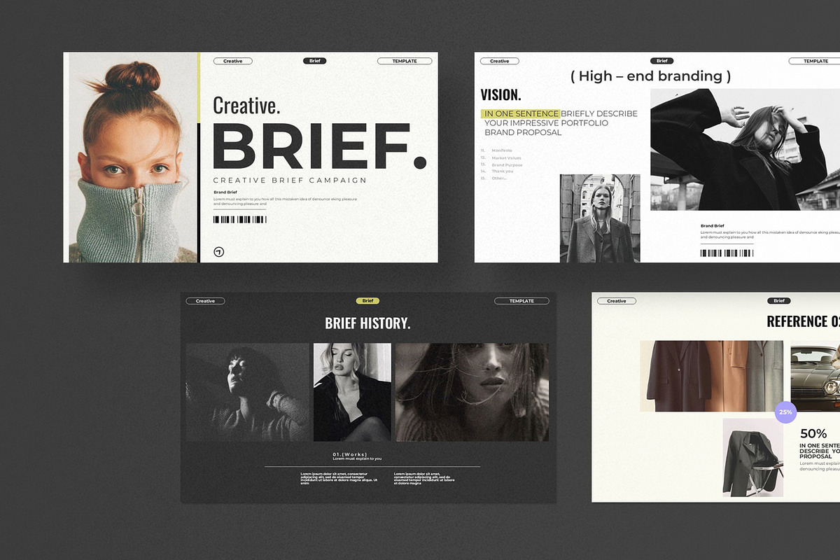 Creative Brief Presentation Template, a Presentation Template by Creative-Work (Photo 2 of 6)