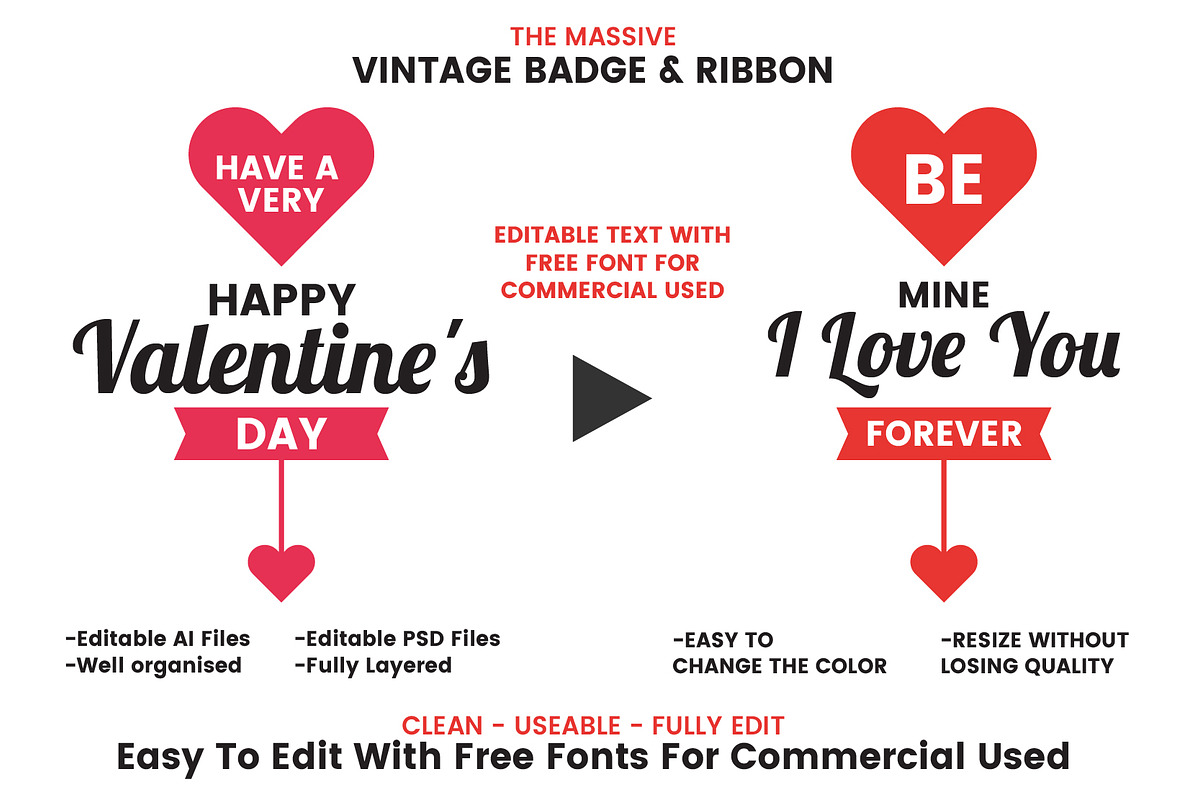 122 LOVE LABEL & RIBBON, a Branding & Logo Template by Toonsteb (Photo 2 of 15)
