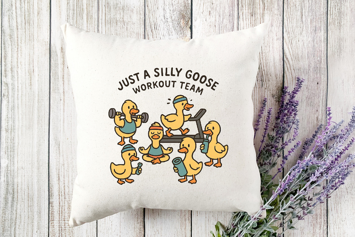 Funny Fitness Goose PNG, a Graphic by Designking (Photo 2 of 4)