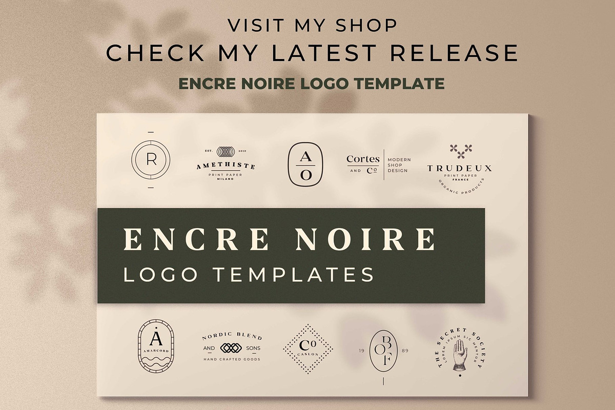 Floral logo templates, a Branding & Logo Template by Nues Design (Photo 2 of 17)