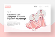 Korean Woman Dancing Illustration, a Person Illustration by Stock Shape (Thumbnail 3 of 4)