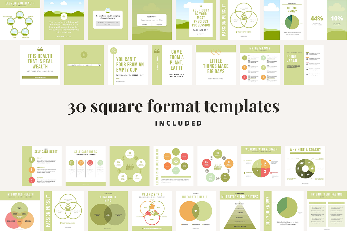 Instagram Charts, Graphs & Quotes, a Social Media Template by Brand Spanking You (Photo 3 of 6)