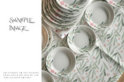 2 Types of Plates Tablecloth Napkin, a Household Mockup by mock-ups (Thumbnail 5 of 11)