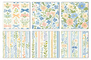 Spring Floral Seamless Patterns, an Illustration by Dream Creation (Thumbnail 4 of 5)