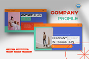 Company Profile Keynote Template, a Presentation Template by Fortyone (Thumbnail 1 of 6)