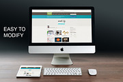 iMac and iPad Mockup, an iPad Mockup by Made by Mancie (Thumbnail 3 of 4)