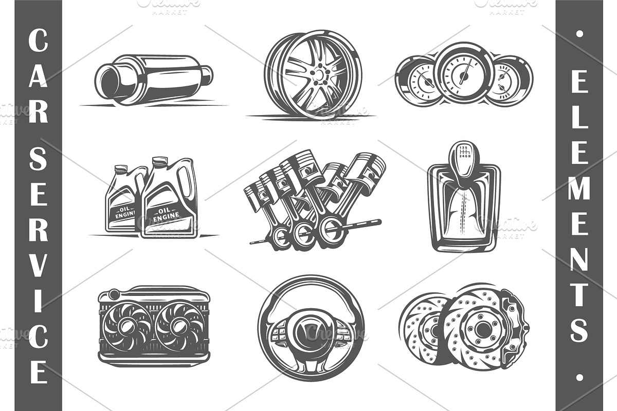 18 Car Service Logos Templates, a Branding & Logo Template by Art Design (Photo 5 of 26)