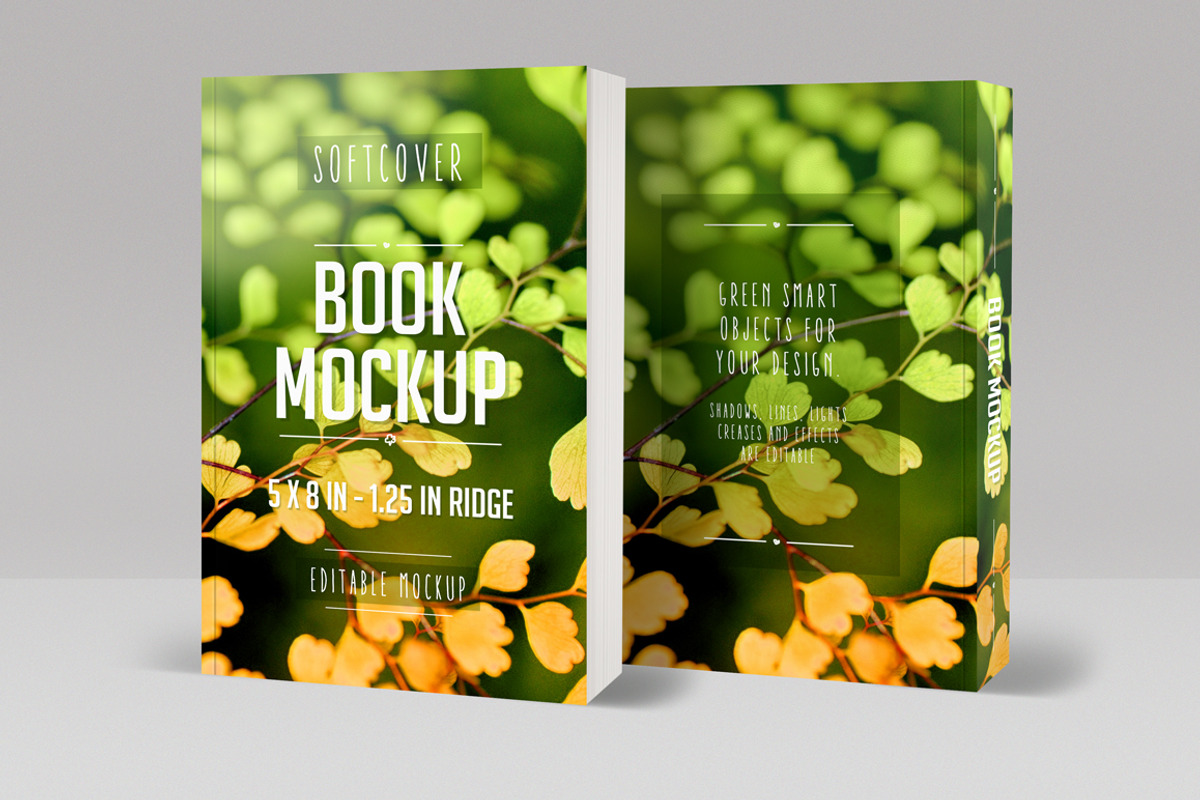 Book Mockup Softcover, a Print Template by ArtefShop (Photo 2 of 6)