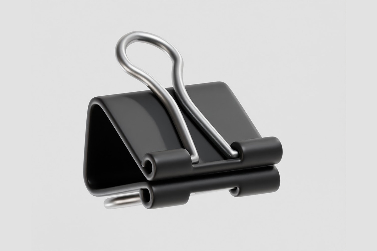 Binder Clip, an Object 3D Model by fahad121 (Photo 4 of 8)