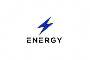 Energy Lightning Bolt, a Branding & Logo Template by Logocreative