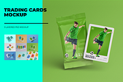 Trading Cards MockUp, a Packaging Mockup by coloformia (Thumbnail 1 of 11)