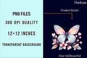 Floral Butterfly Png Butterflies PNG, an Illustration by SinaCreation (Thumbnail 6 of 7)